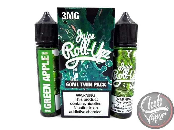 Green Apple E-Liquid by Juice Roll-Upz 120mL