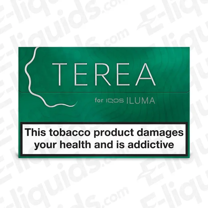 Green IQOS TEREA Heated Tobacco Sticks For ILUMA by IQOS