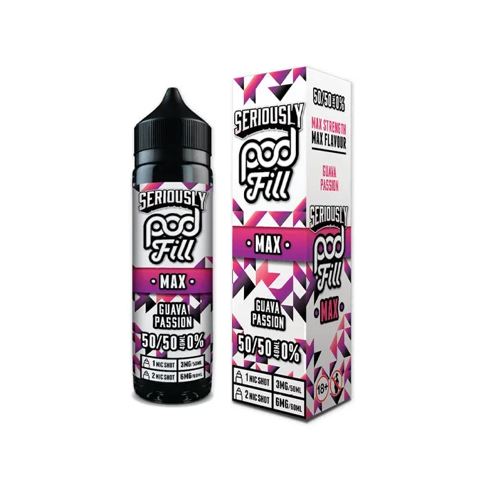 Guava Passion Shortfill E-Liquid by Doozy Podfill Max