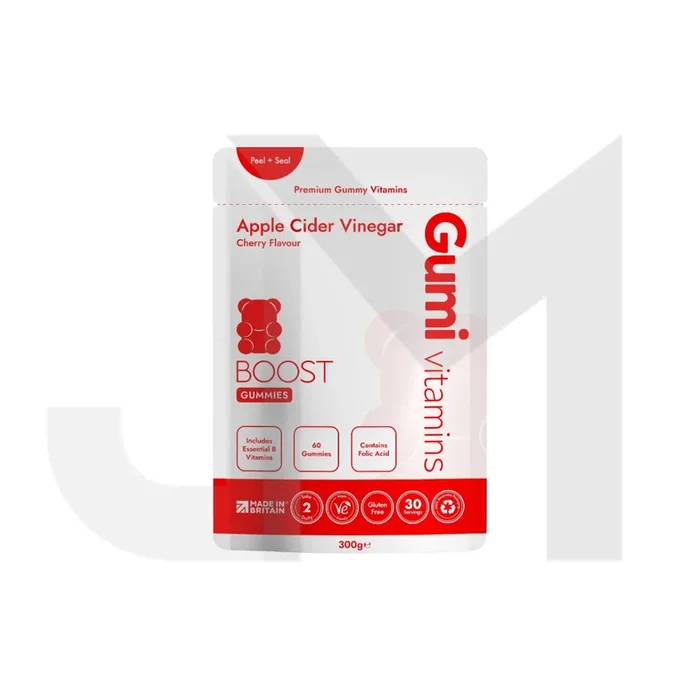 Gumi Vitamins Boost Apple Cider Vinegar Gummies – 60 Gummies