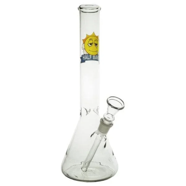 Half Baked ‘Always Late’ 35cm Glass Bong Waterpipe
