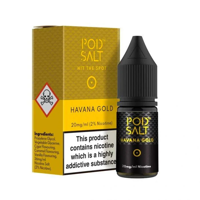 Havana Gold Nicotine Salt by Pod Salt Core