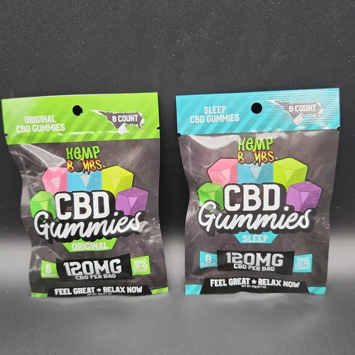 Hemp Bombs – 15mg CBD Gummies 8ct
