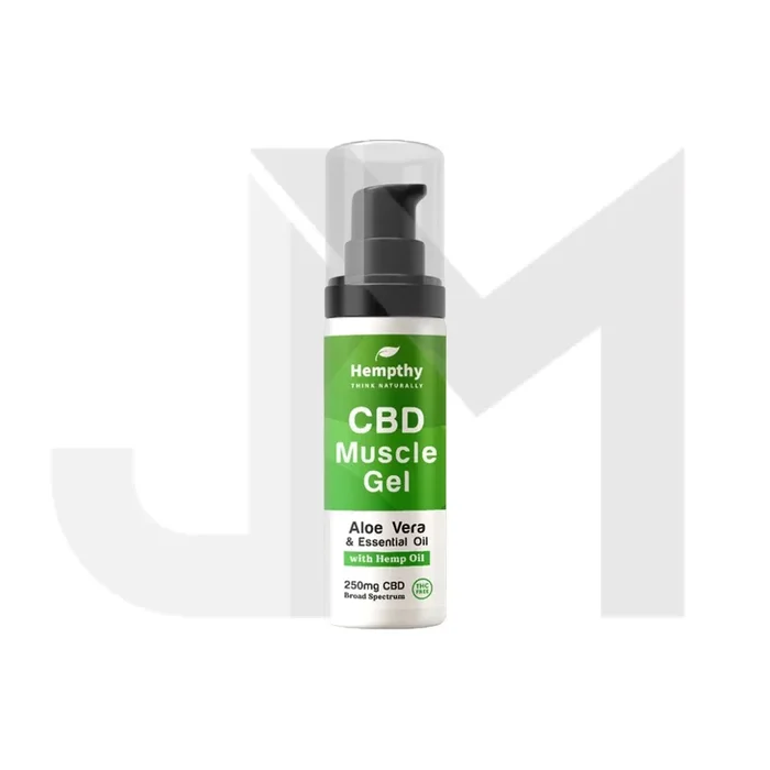 Hempthy 250mg Broad Spectrum CBD Muscle Gel – 50g