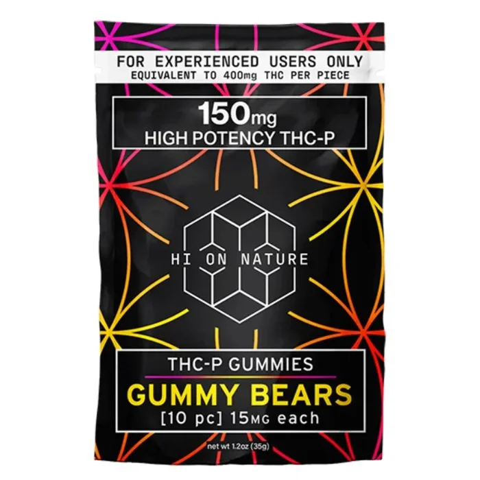 Hi On Nature THCP Gummy Bears 150Mg (10 Count)