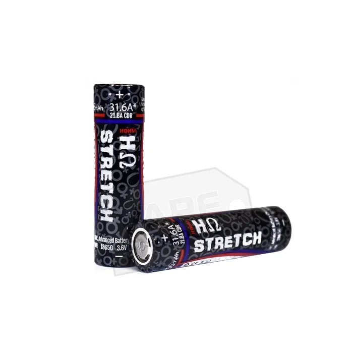 Hohm Stretch – 18650 Flat Top Battery – 2856 mAh (2 Pack)