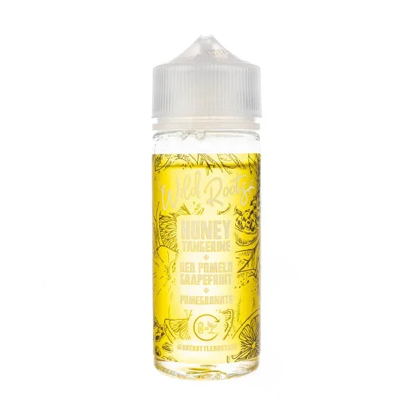 Honey Tangerine, Red Pomelo Grapefruit and Pomegranate 100ml Shortfill E-Liquid by Wild Roots