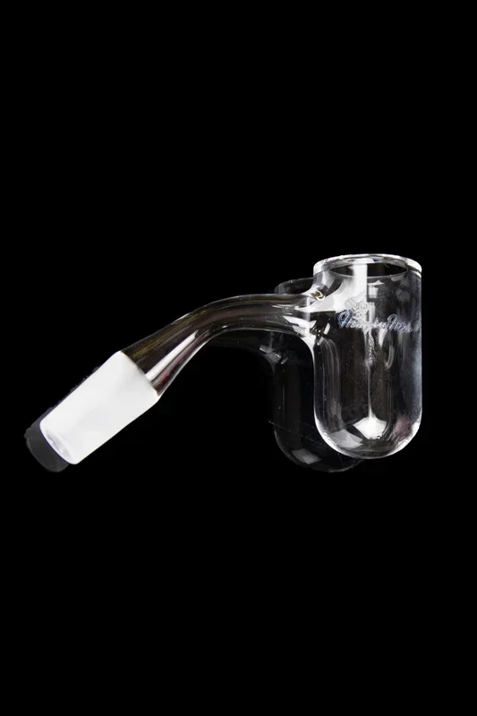 Honeybee Herb Honey Deep Bowl Quartz Banger – Black Line