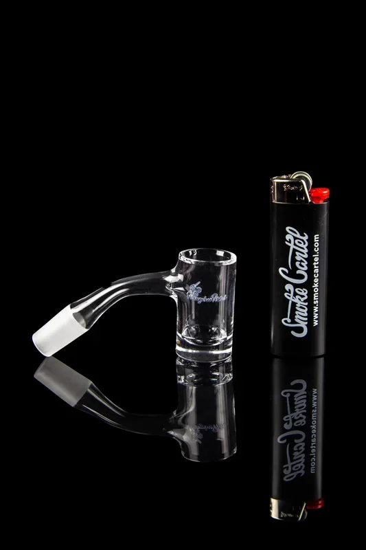 Honeybee Herb Honey Hybrid Quartz Banger – Black Line