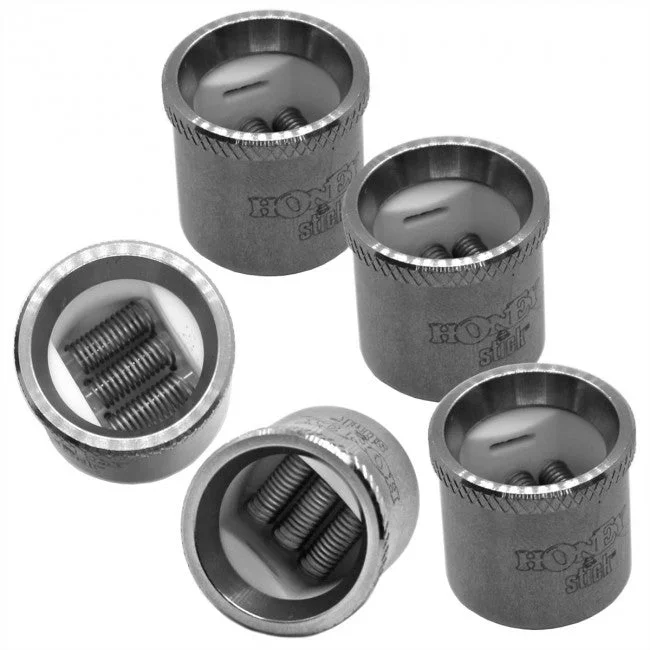 Honeystick Extreme Tank Triple Quartz Coil / 5-pack