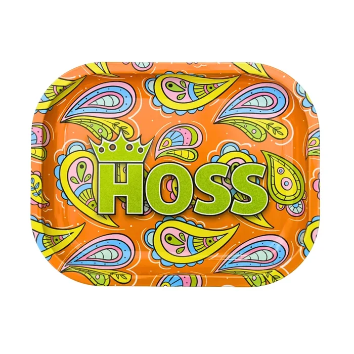 Hoss Retro Paisley Pop Rolling Tray – Small (HOSS-RT-S005)