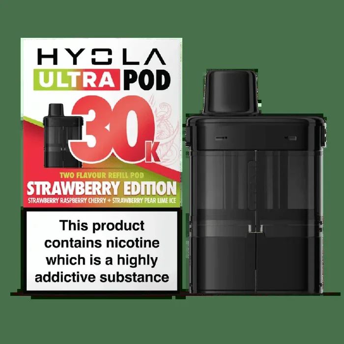 Hyola Ultra 30K Prefilled Replacement Pods Strawberry Edition