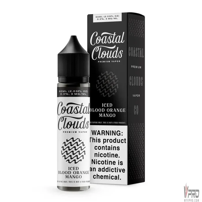 Iced Blood Orange Mango Snow Cone – Coastal Clouds Co. 60mL