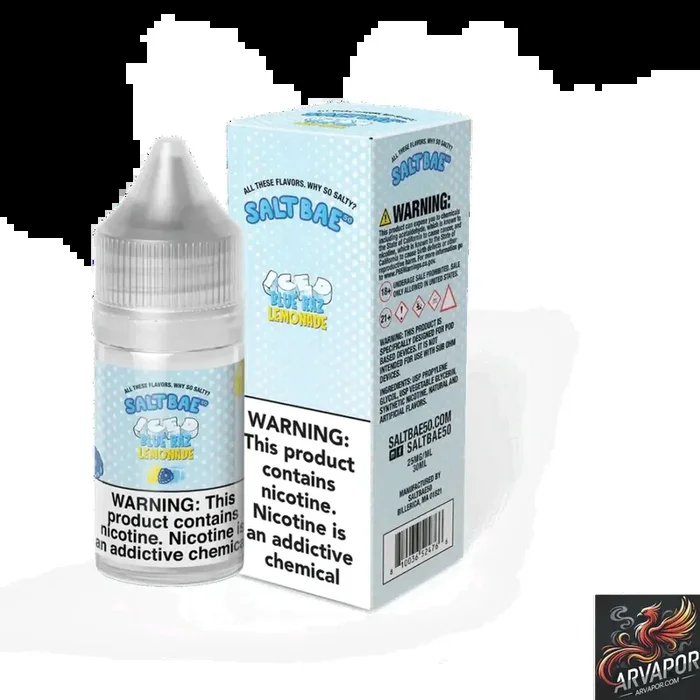 Iced Blue Raspberry Lemonade – SaltBae50 Salt 30mL