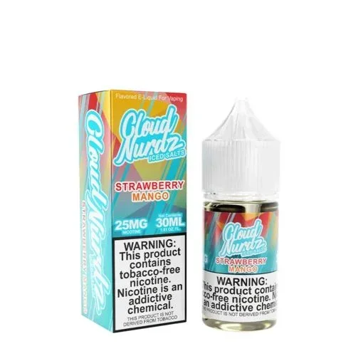 Iced Strawberry Mango by Cloud Nurdz TFN Salts 30mL