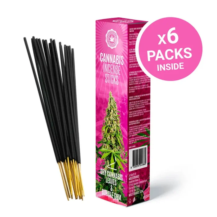 Incense Sticks – Bubble Gum – Dry Cannabis Leaves By MultiTrance