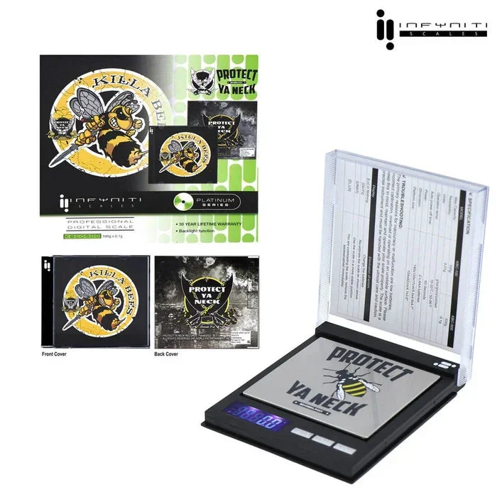 Infyniti Scales Protect Ya Neck Records – Killa Bees Cd Scale – 500g x 0.1g