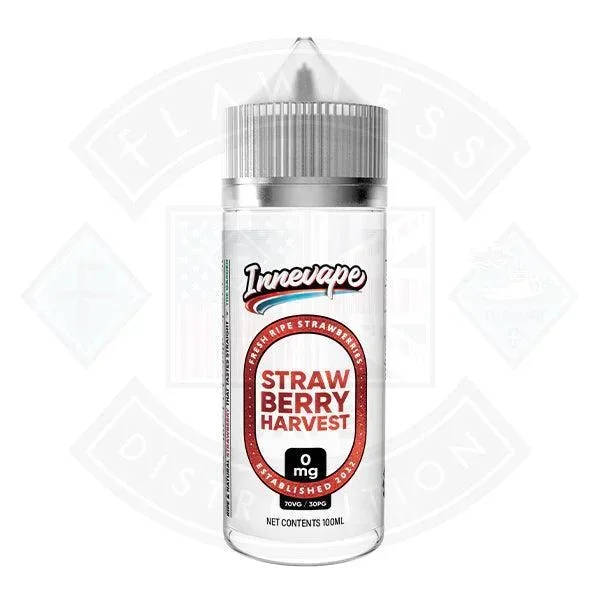 Innevape Strawberry Harvest 100ml 0mg Shortfill E-liquid