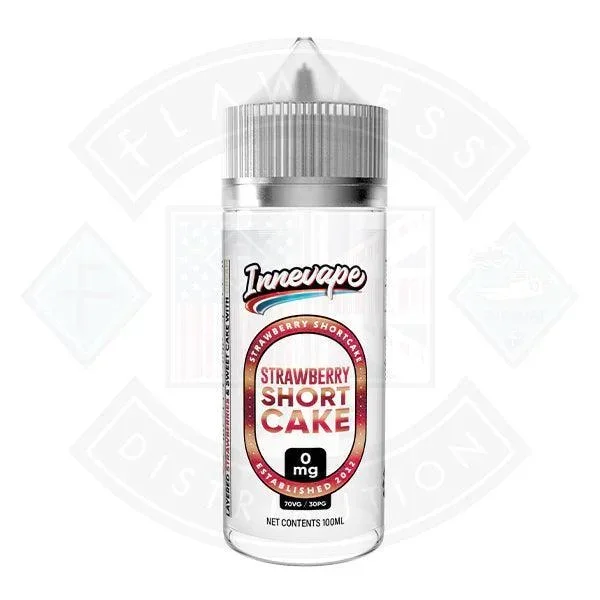 Innevape Strawberry Short Cake 100ml 0mg Shortfill E-liquid