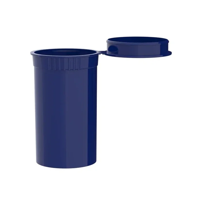 Intertech 19 Dram Pop Top Vial – 1/8 Oz – Blue – (14,976 Count Per Pallet)