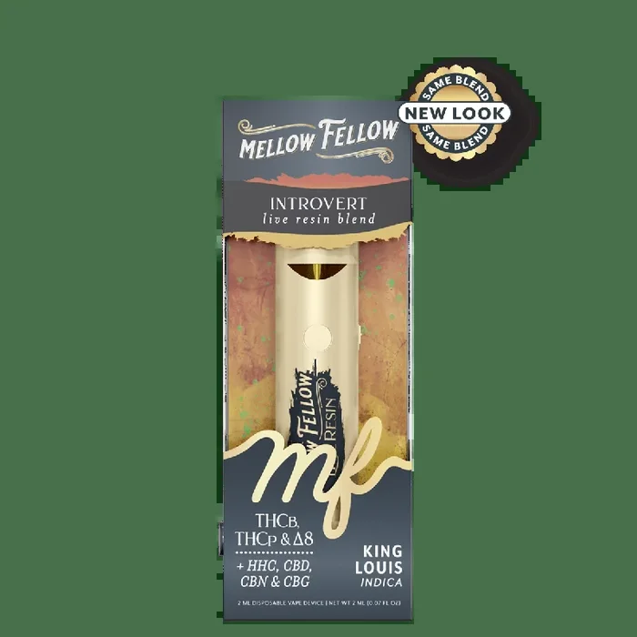 Introvert Blend 2ml Live Resin Disposable Vape – King Louis (Indica)