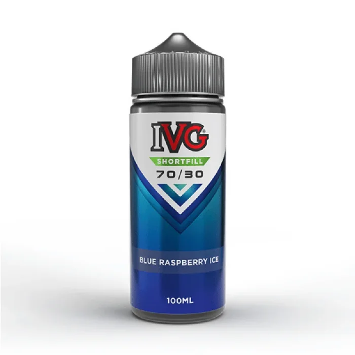 IVG 70/30 100ml Shortfill E-Liquid Blue Raspberry Ice
