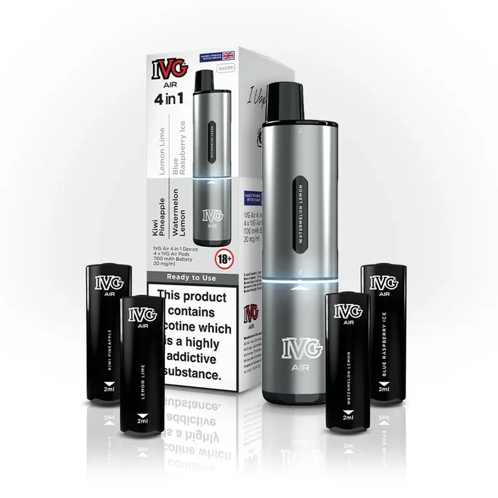 IVG Air 4 in 1 Silver Starter Kit