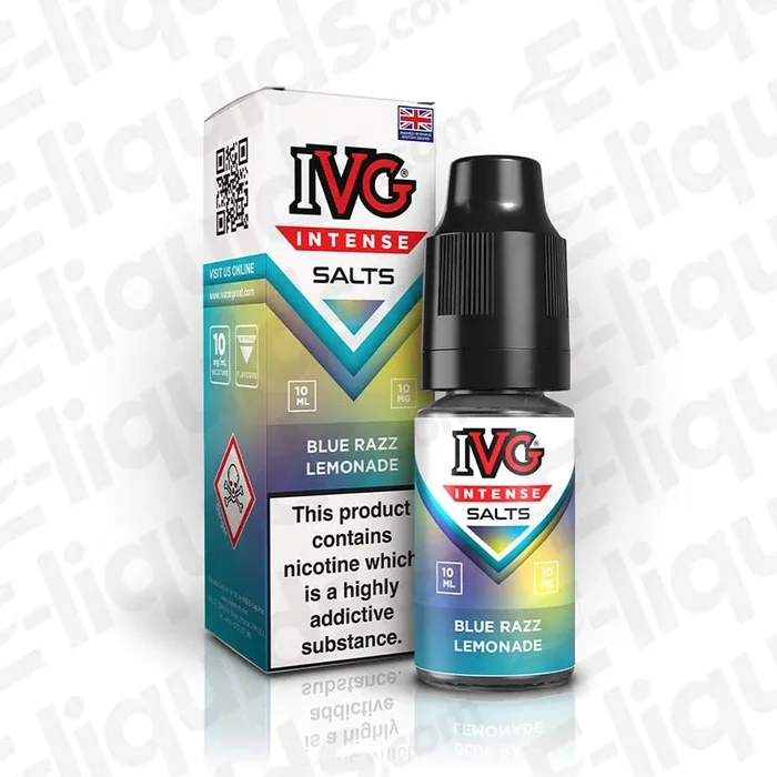 IVG Intense Blue Razz Lemonade Nic Salt Vape Juice