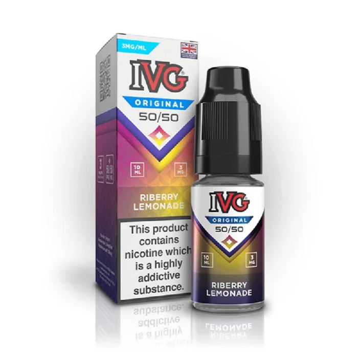IVG Original 50/50 10ml E-Liquid Riberry Lemonade