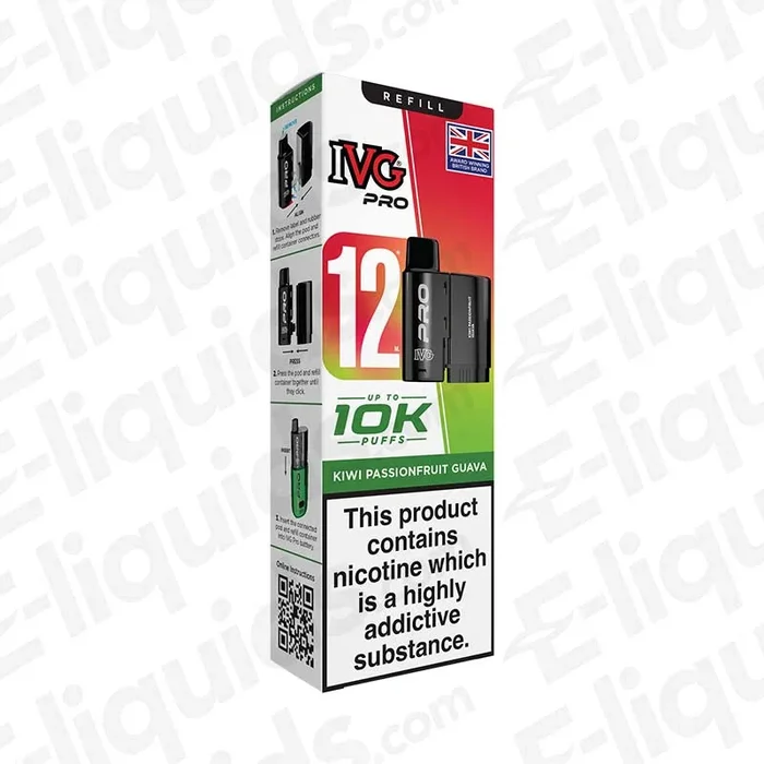 IVG Pro 12 Kiwi Passionfruit Guava Prefilled Pod