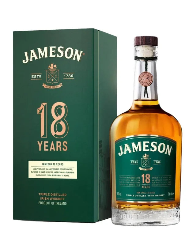 Jameson 18 Year Old Irish Whiskey, 70 cl