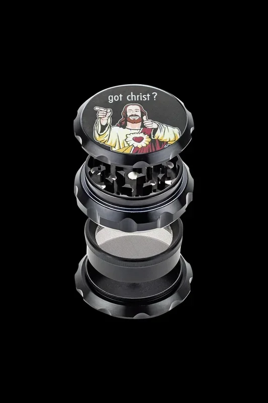 Jay and Silent Bob Aluminum Grinder – Buddy Christ