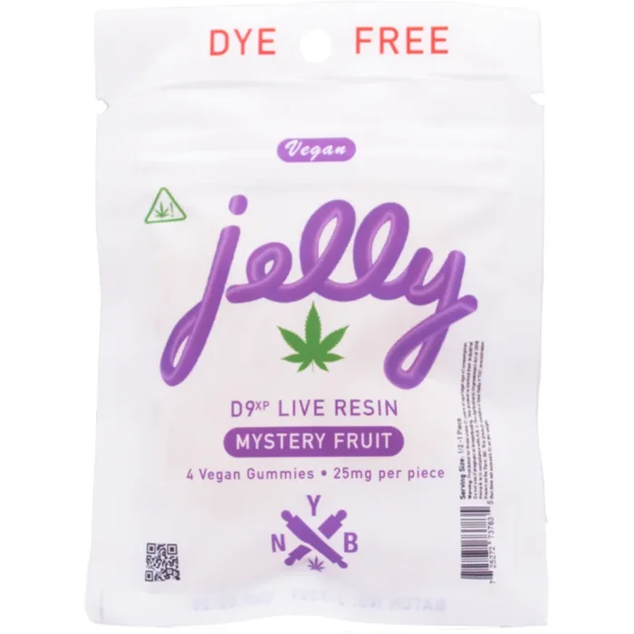Jelly | Delta-9 THC Gummies Mystery Fruit | 25mg – (4ct)