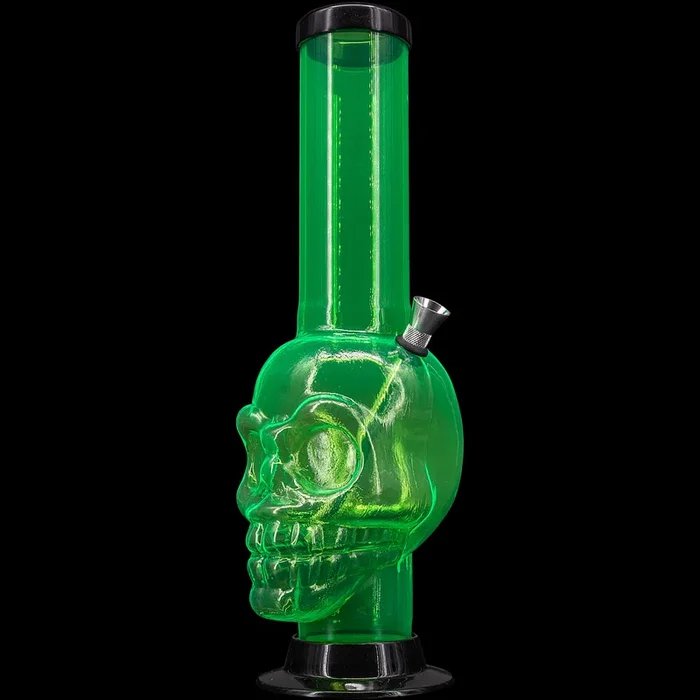 JM Enterprises 12-15 ” Acrylic Skull Chamber Bong – Multiple Colors