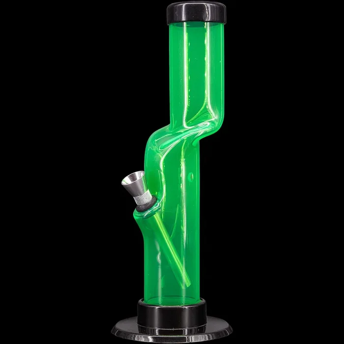 JM Enterprises 9-12 ” Acrylic Kink Neck Bong – Multiple Colors