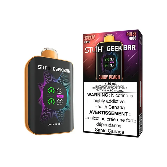 JUICY PEACH – STLTH X GEEK BAR 80k Disposable Vape