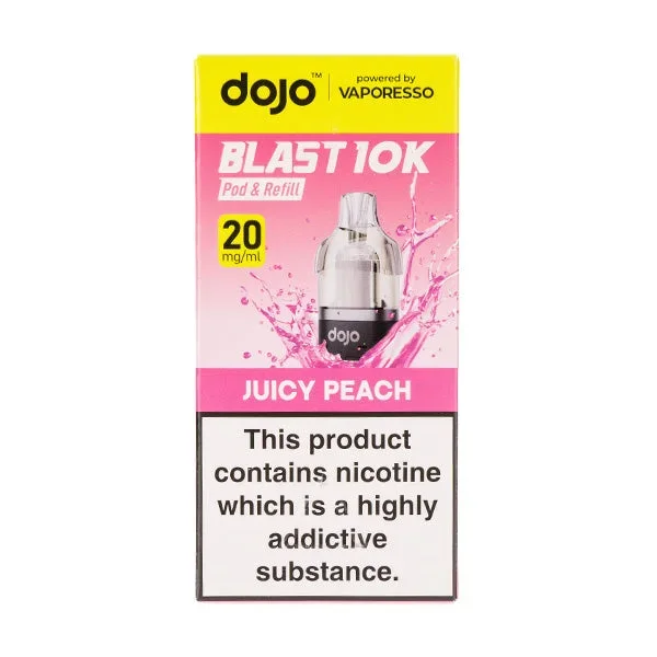Juicy Peach Dojo Blast 10K Prefilled Pod + Refill by Vaporesso