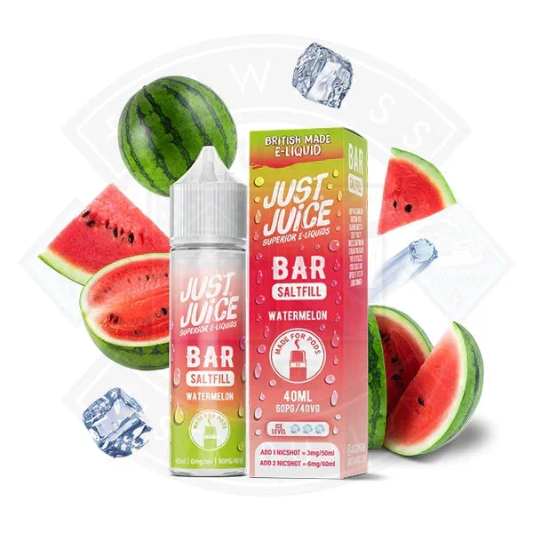 Just Juice Bar – Watermelon 40ml 0mg Shortfill E-Liquid