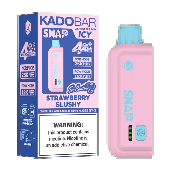 Kado Bar Snap Icy 5% 25K Puffs Disposable Pod (Addon Battery Not Included)