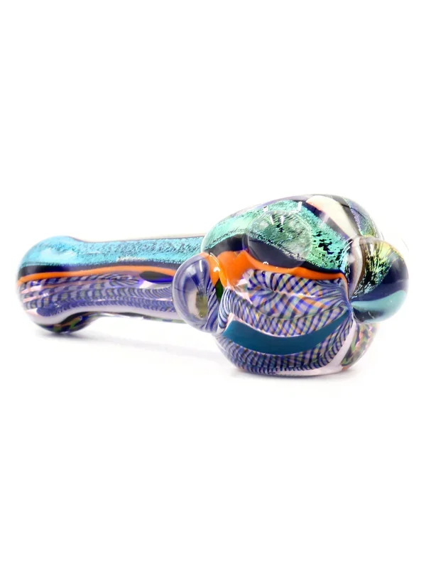 Kevin McMurray Glass – Large Dichro Two Stripe Spoon (5 “)