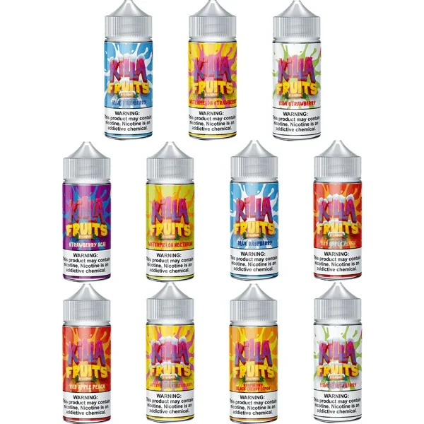 Killa Fruits Series E-Liquid 100mL (Freebase)