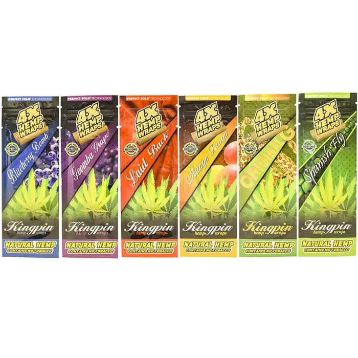 Kingpin – Hemp Wraps (6 Flavors Available)