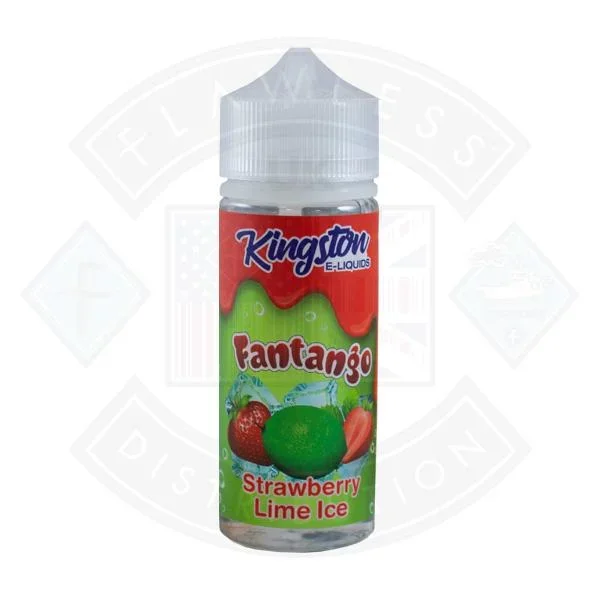 Kingston Fantango – Strawberry Lime Ice 0mg 100ml Shortfill