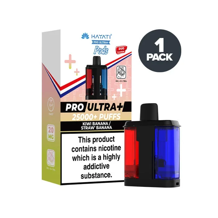 Kiwi Banana / Straw’ Banana Hayati Pro Ultra Plus Refill Pack