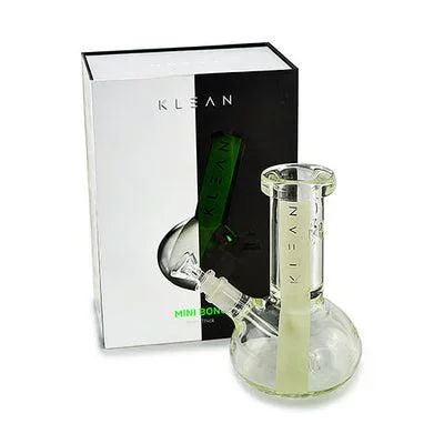 KLEAN Glass 8 ” Mini Bong Glow In The Dark