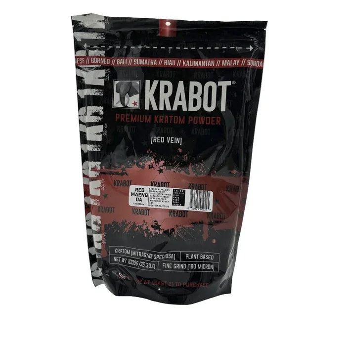 KRABOT RED MAENG DA 1 KILO PREMIUM KRATOM POWDER