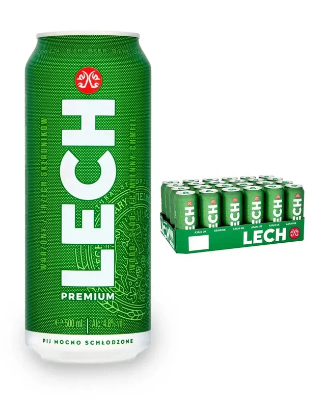 Lech Premium Lager Multipack, 24 x 500 ml