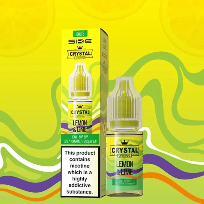 Lemon & Lime SKE Crystal Nic Salt E-Liquid 10ml – 10mg/20mg