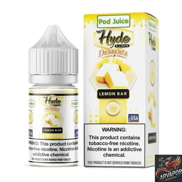 Lemon Bar – POD Juice x Hyde Synthetic Nic Salt 30mL