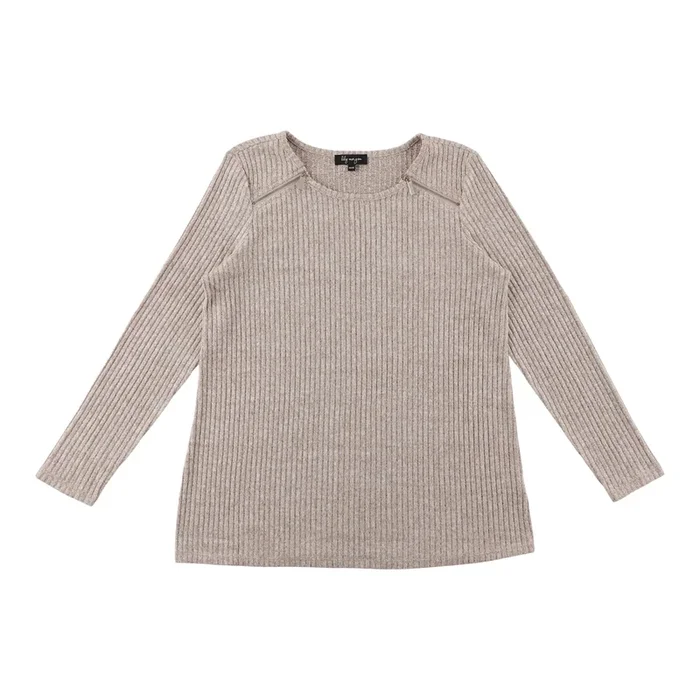 lily morgan Top with Zipper Detail